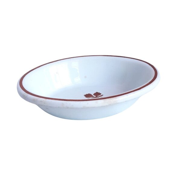 Mellor, Taylor & Co Antique Copper Tea Leaf Ironstone 5.5' Bowl Trinket Dish Eng - Picture 3 of 8